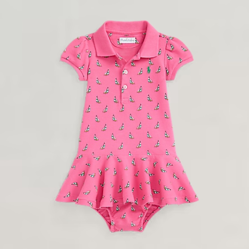 Ralph Lauren Pink Sailboat Polo Dress